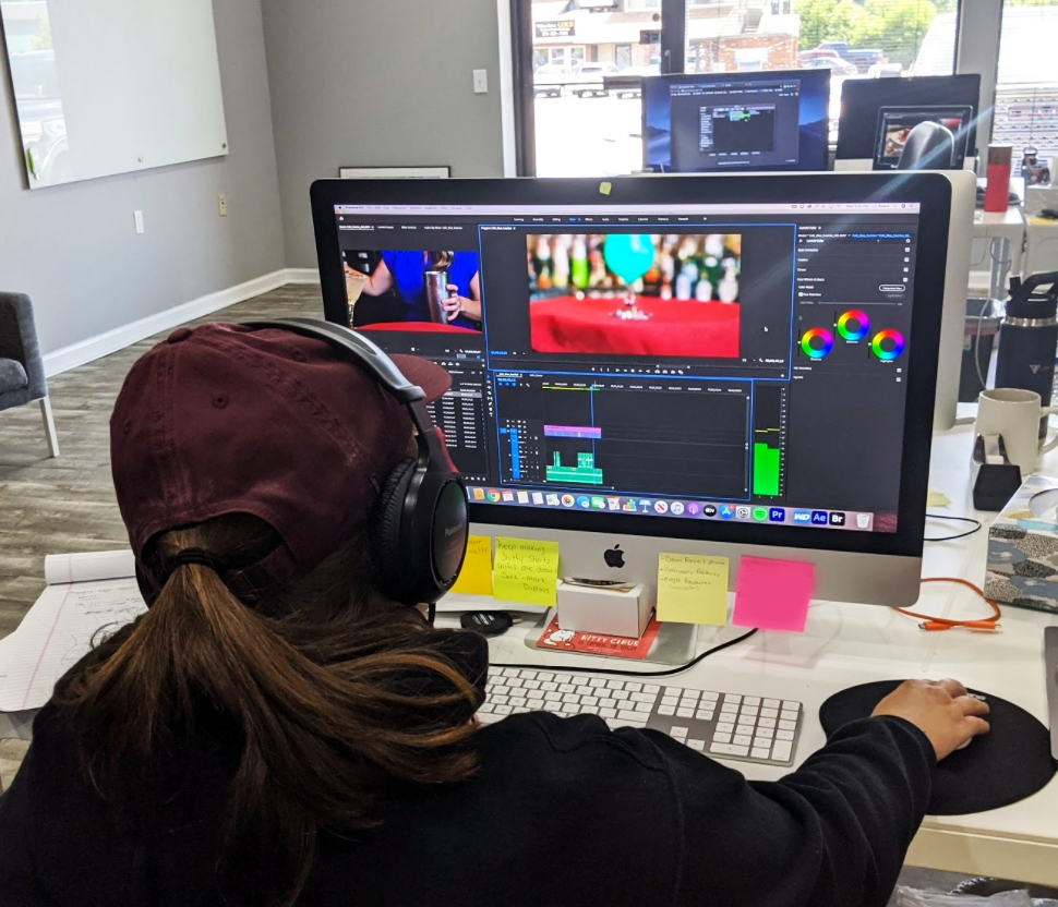 Liz-Video-Production-ConversionWorx Media Photo of Professional Video Editing on Adobe Premier Pro - Wilkes-Barre PA